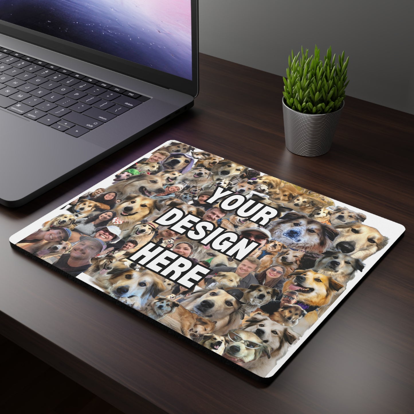 π±οΈ Custom Pet Collage Mouse Pad β Personalized Desk Accessory for Pet Lovers