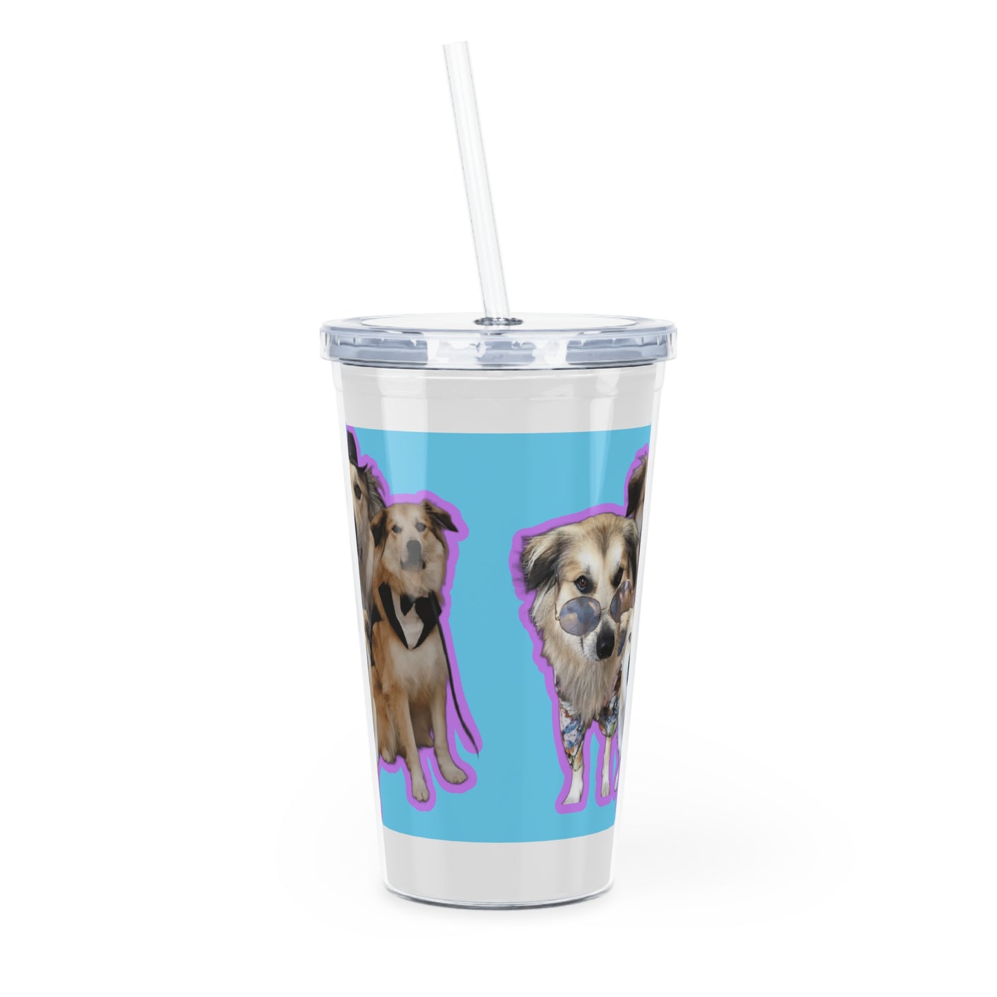 🐾 Custom Pet Collage Tumbler with Straw – 20oz of Sip-Worthy Style for Pet Lovers