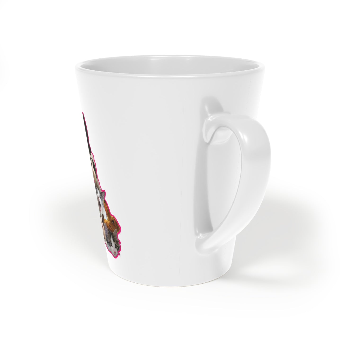 ☕ Personalized Pet Latte Mug – 12oz Ceramic with Glossy Finish