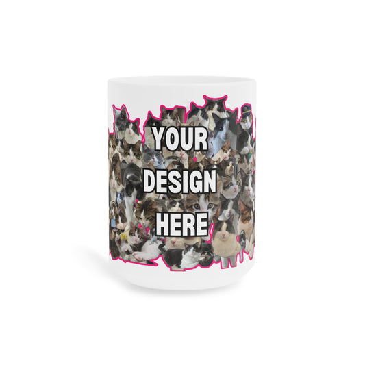 ☕ Custom Pet Collage Mug – Ceramic Coffee Mug in 11oz, 15oz, or 20oz Sizes
