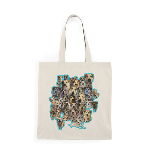 🌱 Custom Pet Collage Tote Bag – Eco-Friendly, Stylish, and Full of Personality