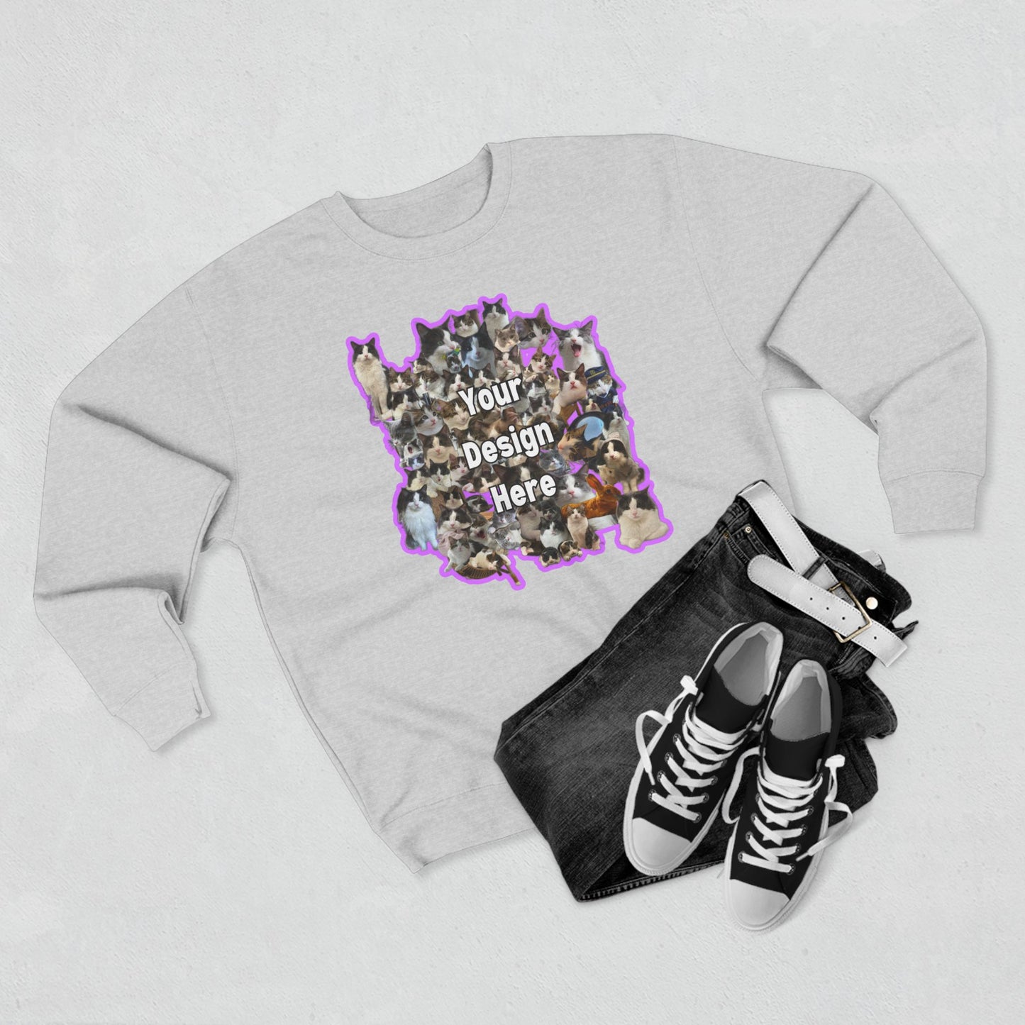 🐾 Custom Pet Collage Sweatshirt – Cozy, Stylish & Personalized for Pet Lovers