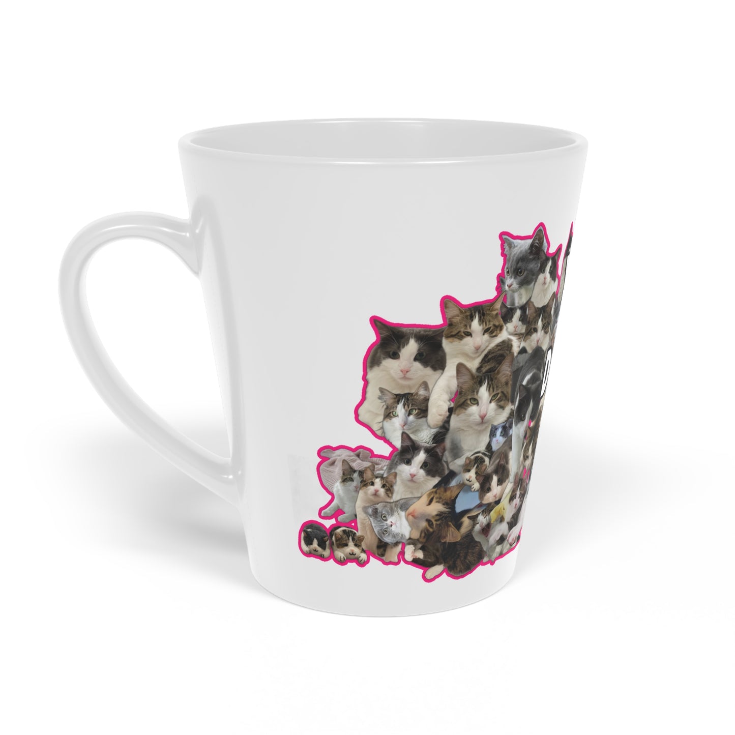 ☕ Personalized Pet Latte Mug – 12oz Ceramic with Glossy Finish